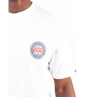 Camisetas Lifestyle - Vans Original Checkerboard CO SS White blanco Lifestyle