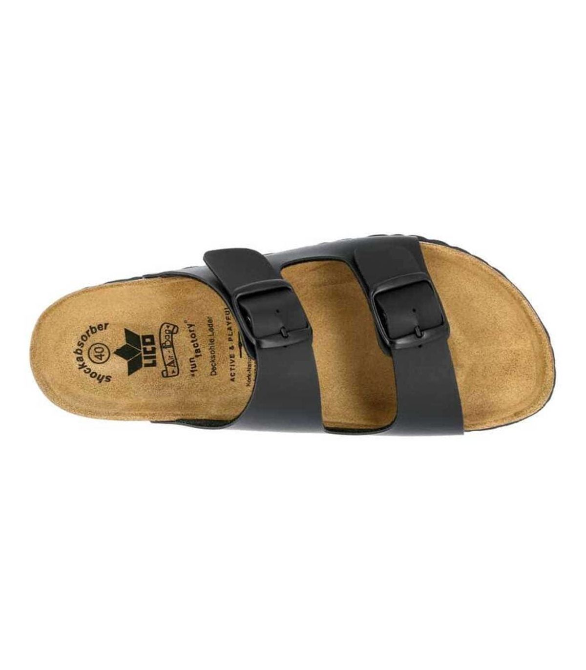 Sandalias Casual Lico Sandalia Bioline Negro