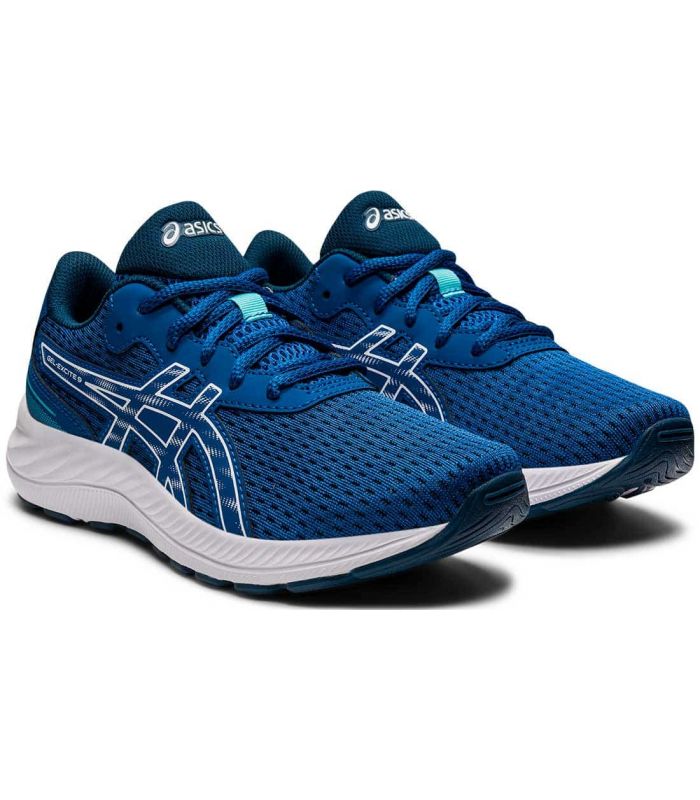 Asics Gel Excite 9 GS - Zapatillas Running Niño azul l