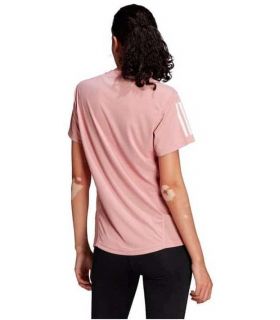 Camisetas técnicas running - Adidas Camiseta Own The Run 3S Mujer rosa Textil Running