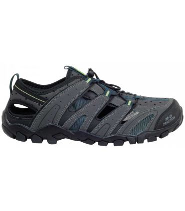 Sandalias de trekking Hi-Tec Truck para hombre con suela de caucho carbono y ajuste elástico para senderismo.