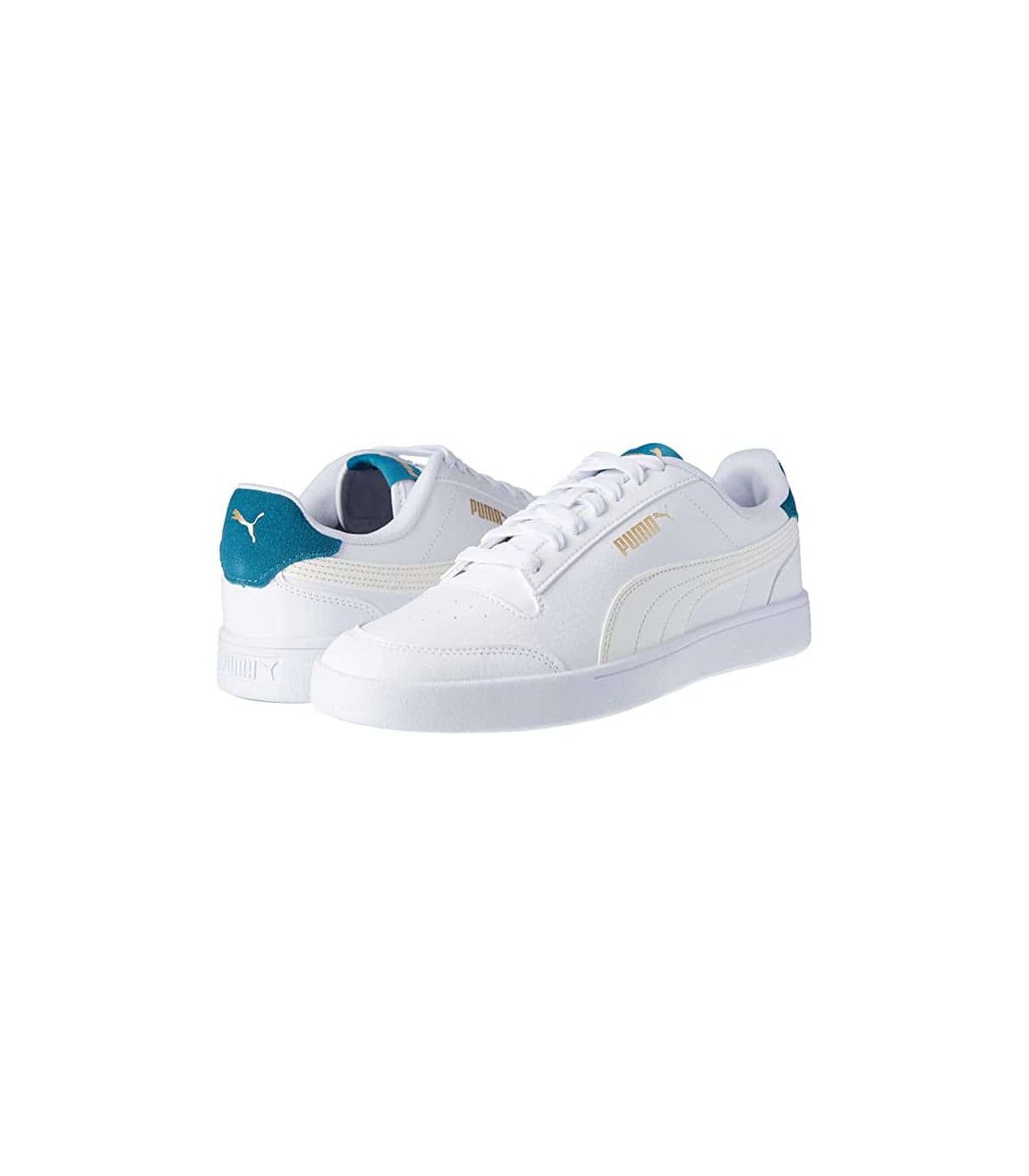 Zapatillas Puma Shuffle 18 de diseño clásico y estilo urbano con suela de goma blanca.
