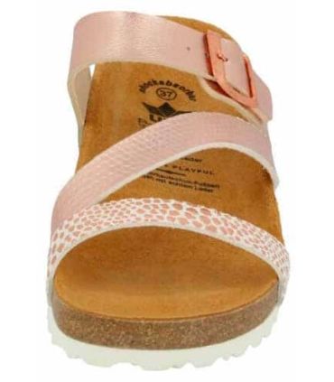Sandalias Casual Lico Sandalias Natural Glitter