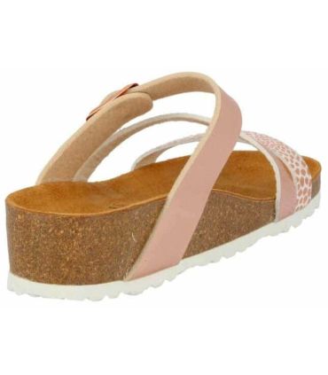 Sandalias Casual Lico Sandalias Natural Glitter