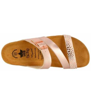 Sandalias Casual Lico Sandalias Natural Glitter