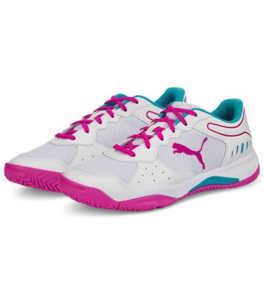 Zapatillas pádel Puma Solarsmash RCT W mujer con tecnología ProFoam y suela multidireccional para máxima estabilidad.
