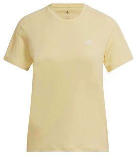 Camisetas técnicas running - Adidas Camiseta Running Run It amarillo Textil Running