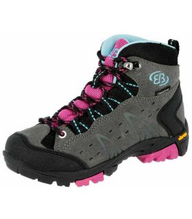 Botas de Montaña Niño Brütting Mount Bona High Kids Fucsia