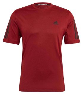 Camisetas técnicas running Adidas Camiseta Training Granate