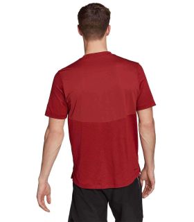 Camisetas técnicas running Adidas Camiseta Training Granate