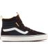 Zapatillas Vans Filmore Hi VansGuard negras de bota alta con tratamiento repelente al agua y suela de goma.