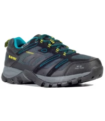 Zapatillas trekking Hi-tec Muflon Low 07 Wp hombre, impermeables con membrana Dri-Tec y suela MD Traction.