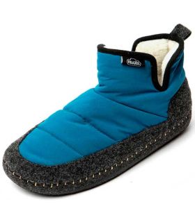Pantuflas - Nuvola Bota New Wool Petrol AzuL azul Calzado