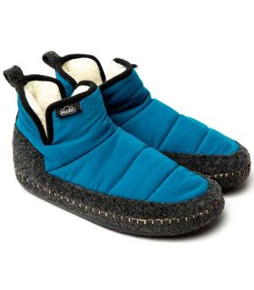 Pantuflas - Nuvola Bota New Wool Petrol AzuL azul Calzado