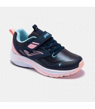 Zapatillas Joma Ferro Jr para niños con mesh transpirable, refuerzos FLEXSHIELD y cierre de velcro para running.