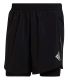 Pantalón corto Adidas Designed 4 Running Two in One 2 en 1 para running y entrenamiento deportivo.
