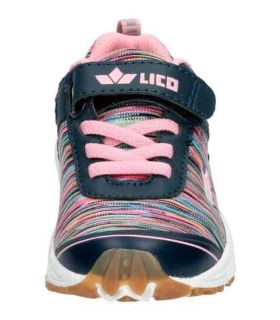 Lico Barney Vs marine/rosa - Chaussures de Casual Junior