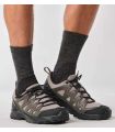 Zapatillas Trekking Hombre - Salomon X Braze gris Calzado Montaña