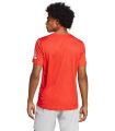 Camisetas técnicas running - Adidas Run It Tee M Brired naranja Textil Running
