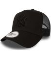 New Era New York Yankees Clean Black A-Frame Trucker - Caps