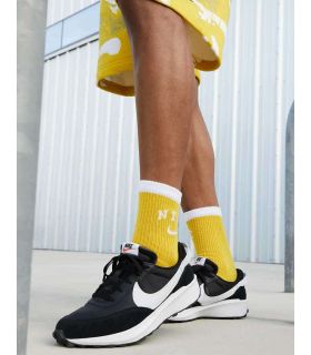 Calzado Casual Hombre - Nike Waffle Debut Negro negro Lifestyle