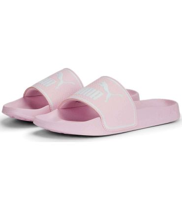 Chanclas mujer Puma Leadcat 2.0 18 color rosa con suela antideslizante y amortiguación CMEVA para piscina.