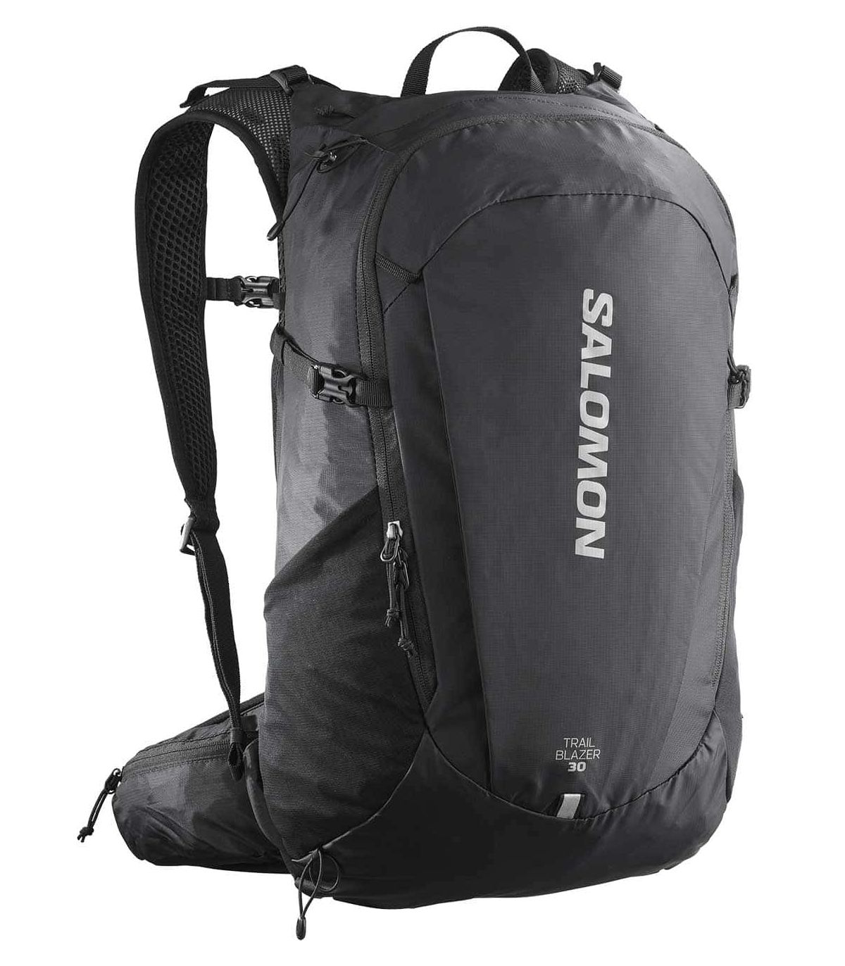 Mochila Salomon Trailblazer 30 versátil de 30L para senderismo y ciudad con arnés acolchado 3D y funda para portátil.