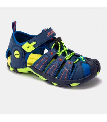 Sandalias Joma S.Seven Jr 2303 azules para niños con puntera reforzada y suela de caucho para senderismo.
