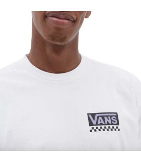 Lifestyle T-shirts Vans Camista Global Stack-B Blanco
