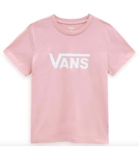 T-shirts Lifestyle Vans Camiseta Drop Crew Rosa