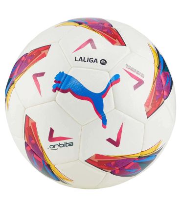 Balón de fútbol Puma Orbita LaLiga 23/24 talla 4, diseño oficial de la liga española con tecnología híbrida.