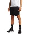 Pantalones técnicos running - Adidas Pantalon Corto Train Essentials Pique Training 3 Bandas negro