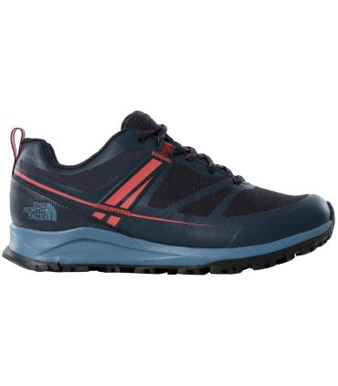 Zapatillas The North Face Litewave Futurelight Navy W de senderismo para mujer, impermeables y transpirables en azul.