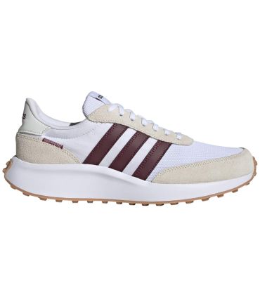 Zapatillas Adidas Run 70S 82 blancas de diseño retro con ante y textil para un estilo casual y deportivo.