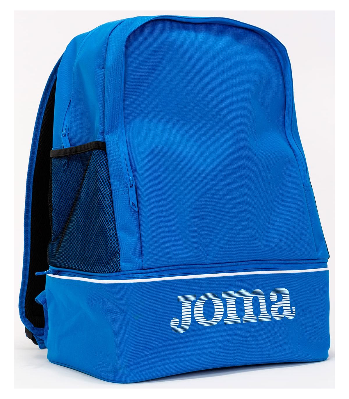 Mochila deportiva Joma Training III azul con compartimento para zapatillas y capacidad de 24,2 litros para gimnasio.