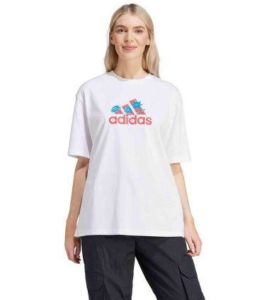 Camisetas Lifestyle Adidas Camiseta W Flwr Bos GT Nondue