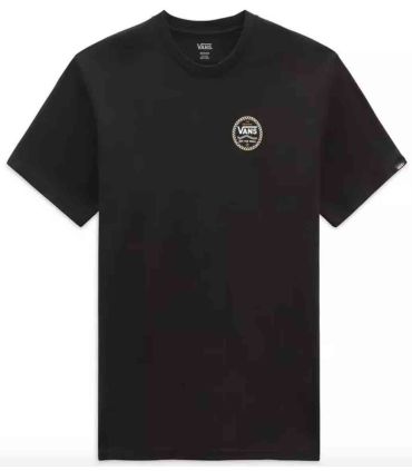 Camiseta Vans Lokkit-B negra para niños, estilo casual y cómodo ideal para uso diario.