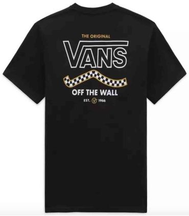 Camisetas Lifestyle Vans Camiseta Lokkit-B Negro Jr