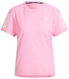 Camisetas técnicas running Adidas Camiseta Own The Run W Rosa