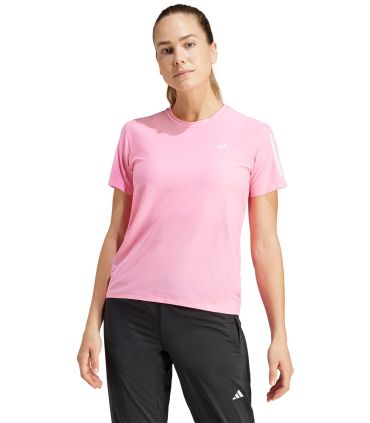 Camisetas técnicas running Adidas Camiseta Own The Run W Rosa