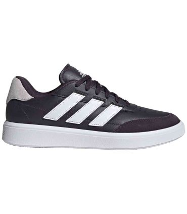 Adidas Courtblock negro hombre IF6504, zapatillas de piel sintética con diseño de tenis y suela de goma duradera.