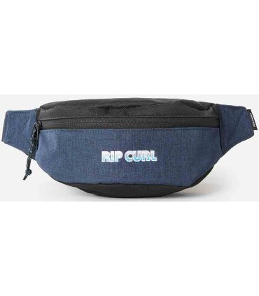 Riñonera azul Rip Curl Icons Of Surf pequeña, material Hydro Protech resistente al agua y correa ajustable.