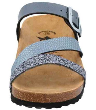 Sandalias Casual Lico Sandalias Natural Glitter Antracita