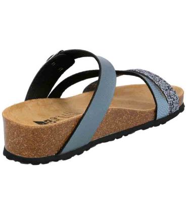 Sandalias Casual Lico Sandalias Natural Glitter Antracita