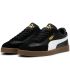 Zapatillas Puma Club II Era Negro de piel y ante con diseño retro urbano y suela de goma para hombre.