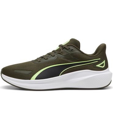 Zapatillas running Puma Skyrocket Lite 26 verde para hombre con amortiguación PROFOAM y suela Protread.