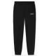 Pantalón deportivo Puma Essentials+ Graphic Sweatpants negro para hombre con logo y cintura ajustable.