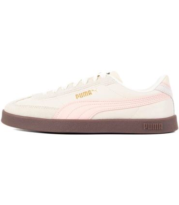 Zapatillas retro Puma Club II Era 30 de piel y ante beige para mujer con suela de goma y estilo urbano.
