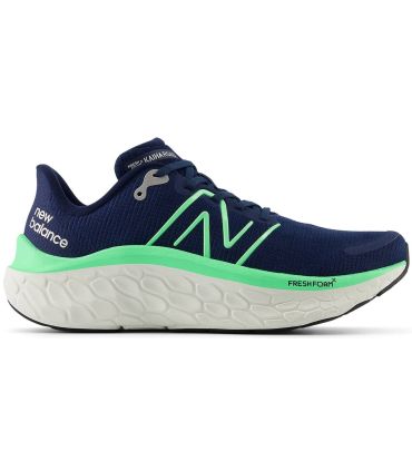 Zapatillas de running New Balance Fresh Foam X KAIHA RD azul marino con amortiguación y malla técnica transpirable.