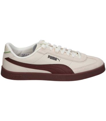 Puma Club II Era Beige: zapatillas urbanas de piel y ante con diseño retro y suela de goma de alta tracción.